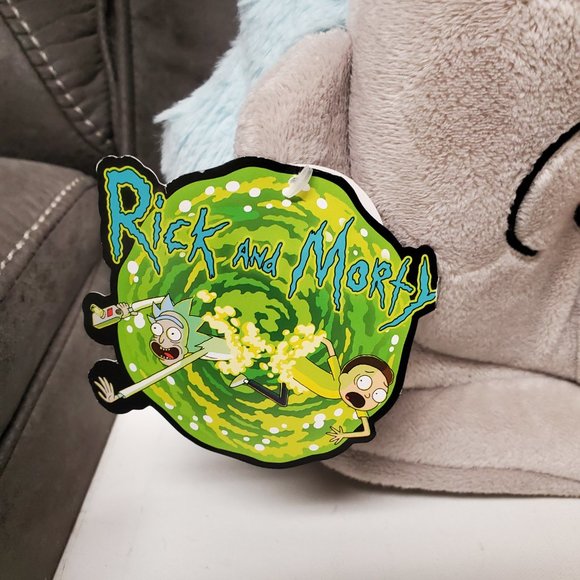 Halloween Mask Adult Maskimals RICK AND MORTY Oversized Plush Mask - NWT - Picture 3 of 5